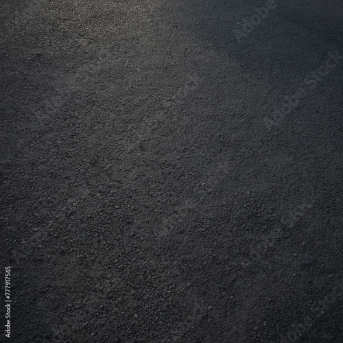 black grainy asphalt or plastic texture