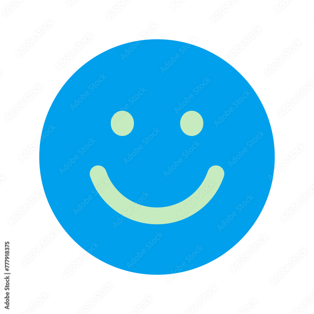 Fototapeta premium smile duo tone icon