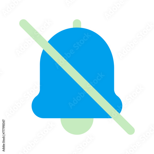 silent duo tone icon