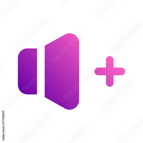 volume up gradient icon