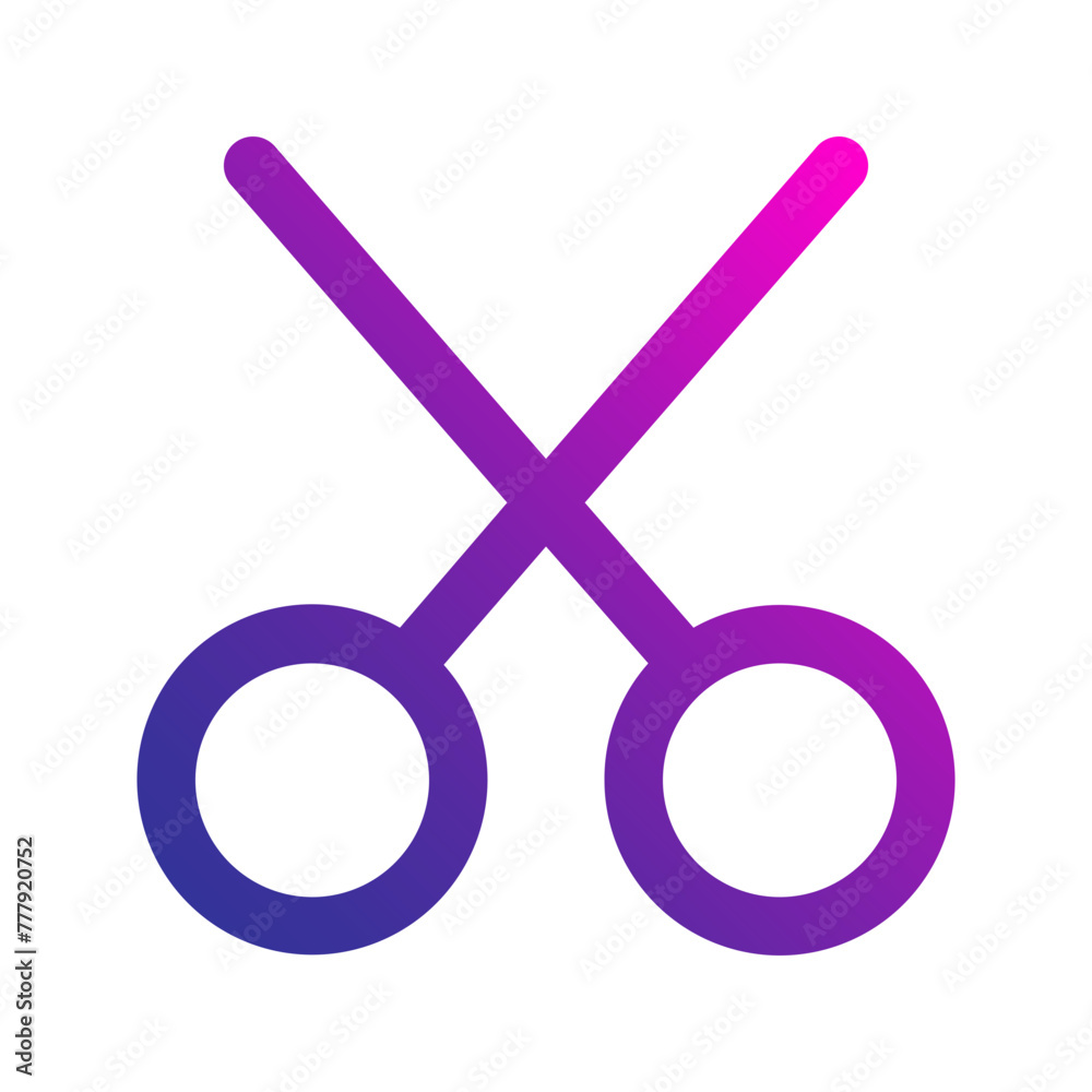 cut gradient icon cut gradient icon