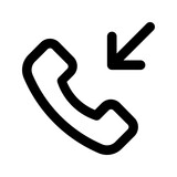 incoming call line icon