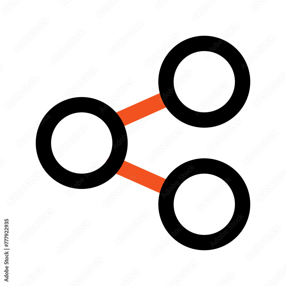 share outline color icon share outline color icon