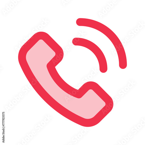 phone call outline fill icon