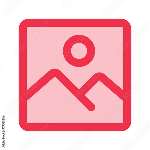 Free Download picture outline fill icon - GFXLoad