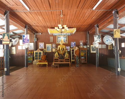 Beautiful landscape of ancient  temple‎ ,Wednesday, ‎February ‎7, ‎2024 in watpha bhurithatthatirawas , sakon nakhon, Thailand