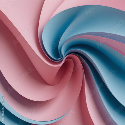 ligh blue and light pinkj swirl abstract background