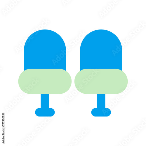 waiting room duo tone icon