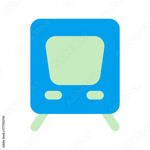 train duo tone icon