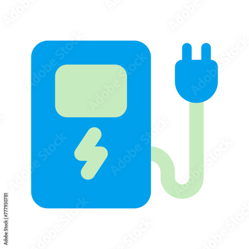 charging station duo tone icon