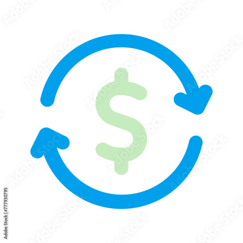exchange duo tone icon