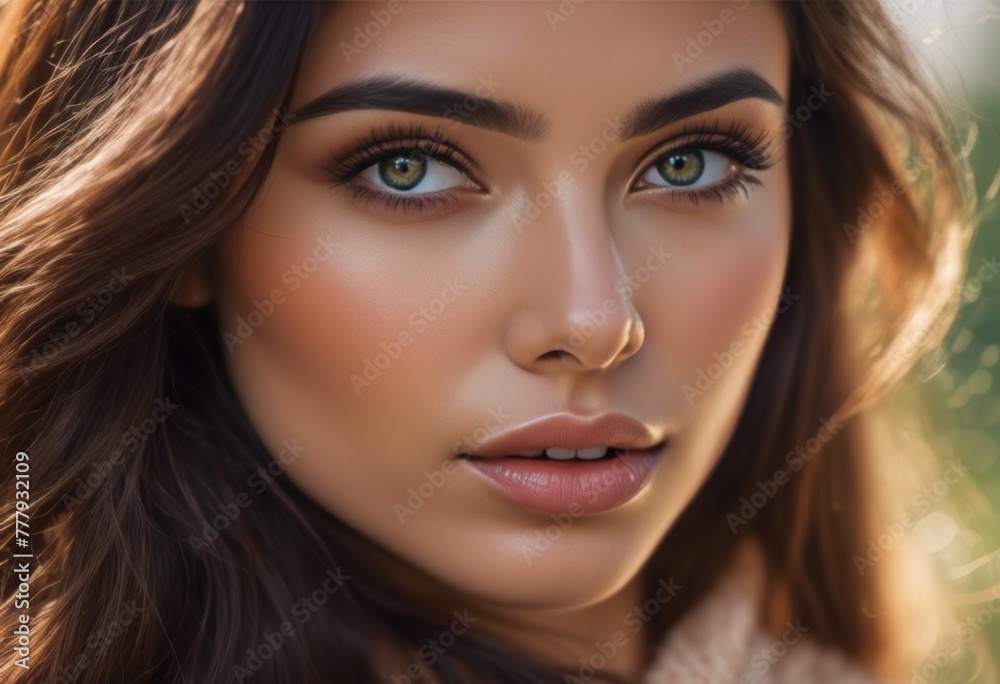 A Portrait Of Breathtakingly Gorgeous, Exotic, Beautiful Woman.
A Portrait Of Breathtakingly Gorgeous, Exotic, Beautiful Woman.