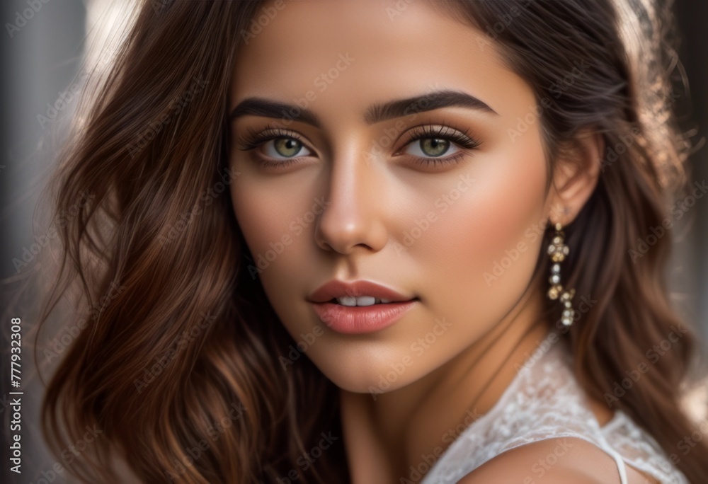 A Portrait Of Breathtakingly Gorgeous, Exotic, Beautiful Woman.
A Portrait Of Breathtakingly Gorgeous, Exotic, Beautiful Woman.