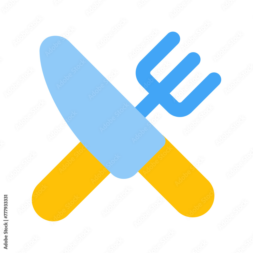 food court flat icon