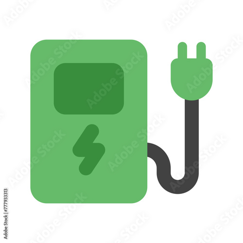 charging station flat icon