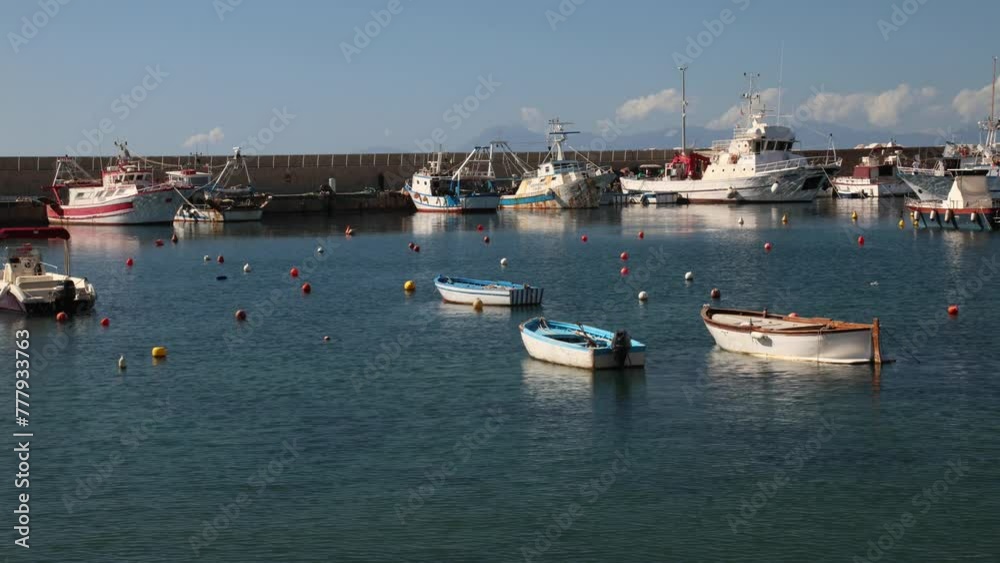 The small port of San Marco di Castellabate in the Cilento coast The small port of San Marco di Castellabate in the Cilento coast