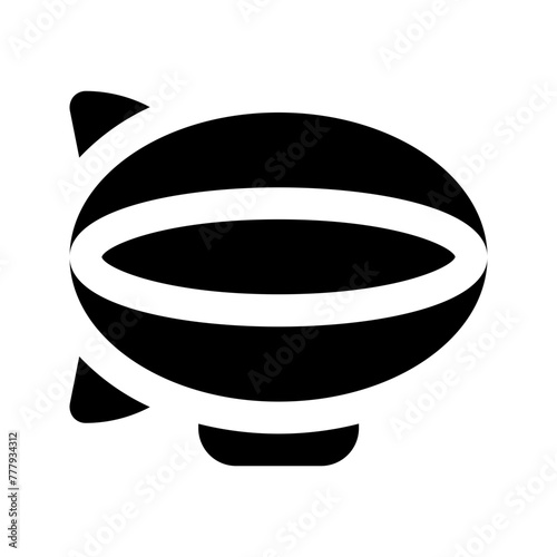 zeppelin glyph icon