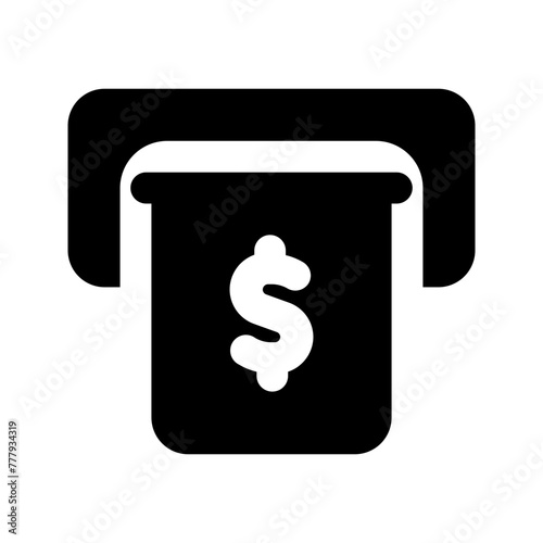 atm glyph icon