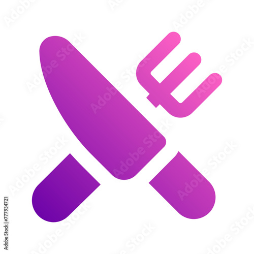 food court gradient icon