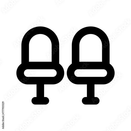 waiting room line icon