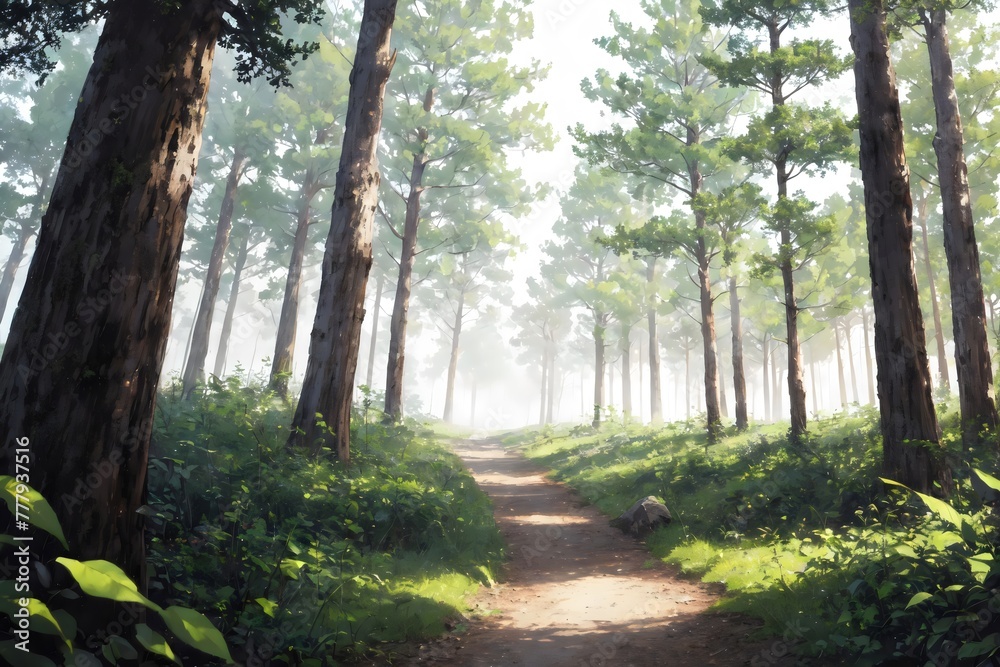 Fototapeta premium path in the forest