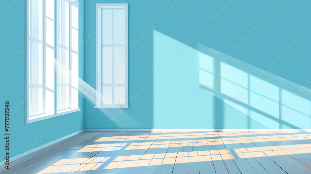 Obraz premium 光が差し込む部屋