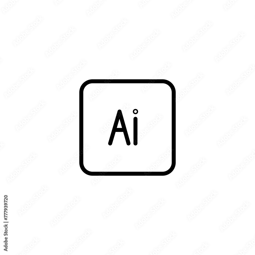 ai line icon ai line icon