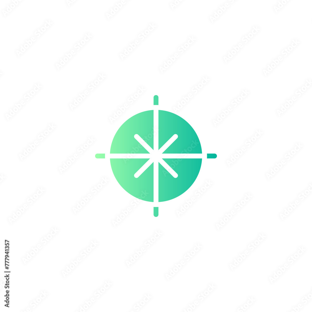 target gradient icon target gradient icon