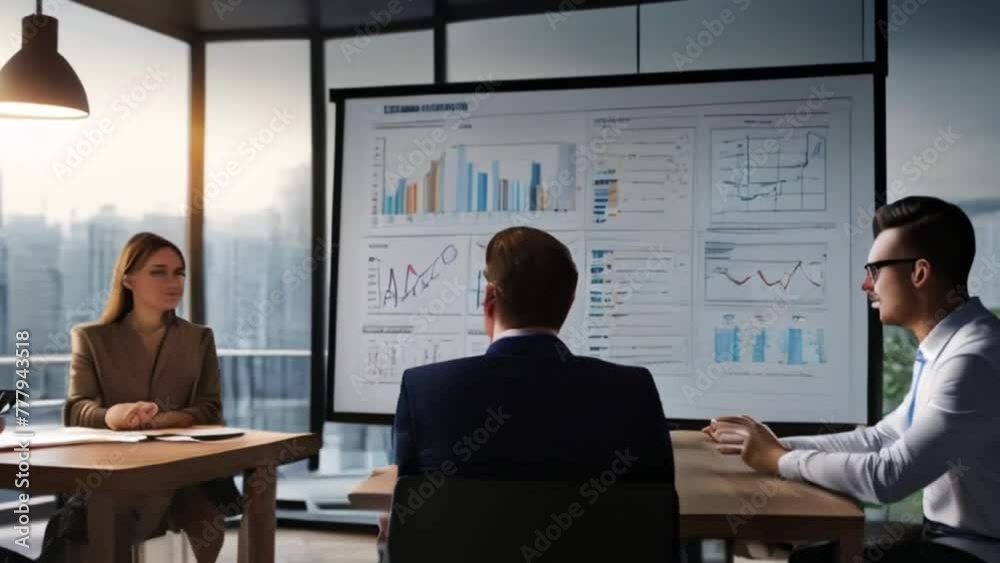 realistic Business process concept and business team working meeting for project brainstorming with developer creative planning management concept,