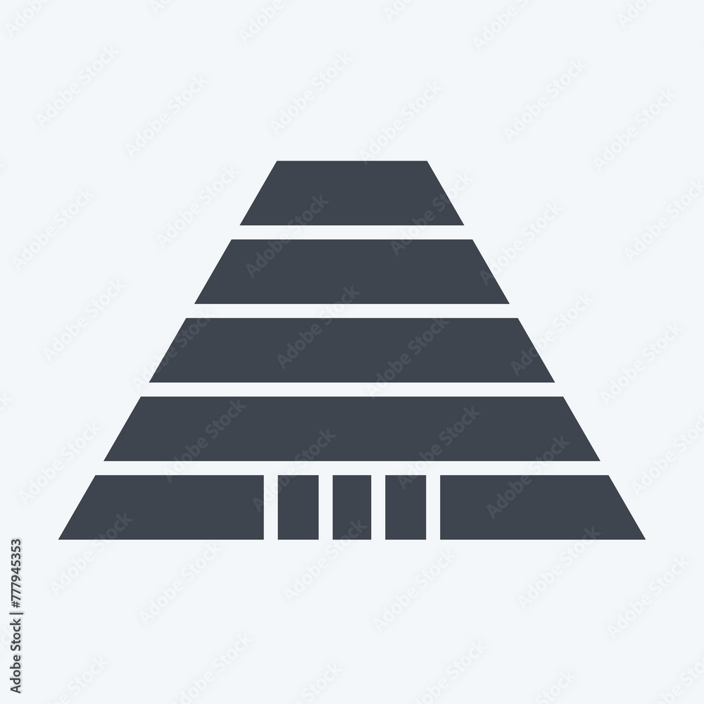 Icon Cradle Of Human Kind. related to South Africa symbol. glyph style. simple design illustration Icon Cradle Of Human Kind. related to South Africa symbol. glyph style. simple design illustration