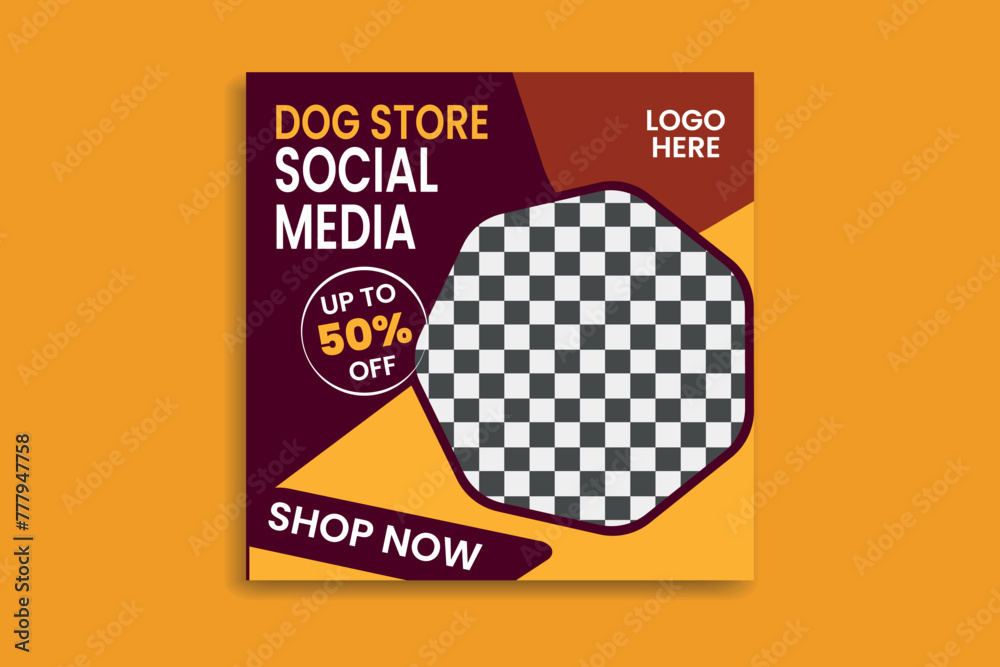 pet social media post pet banner design template pet social media post pet banner design template