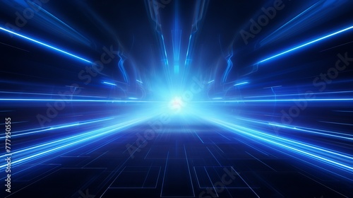 Glowing abstract backdrop of futuristic space design 