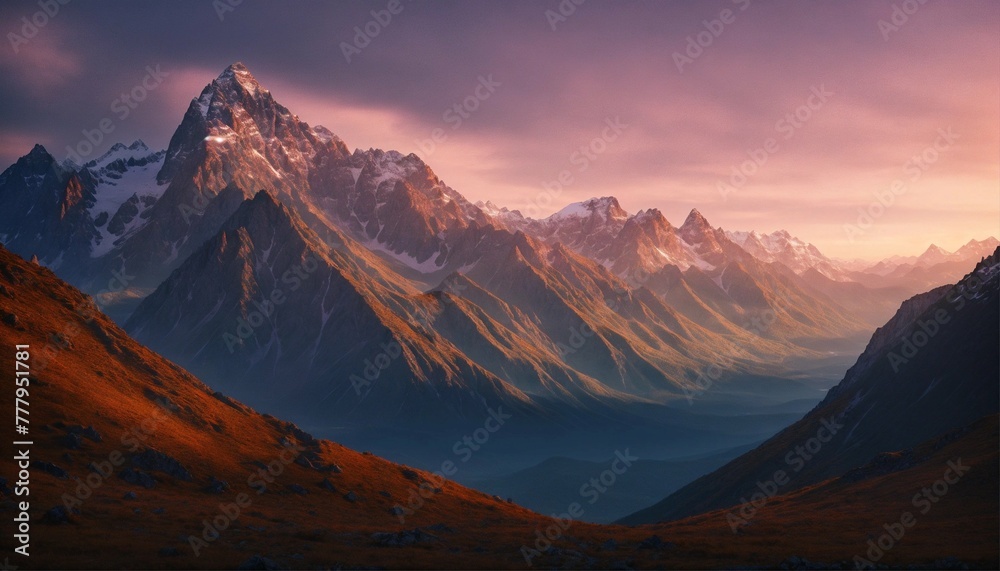 sharp mountain range with mountains ranging sharp mountain range with mountains ranging