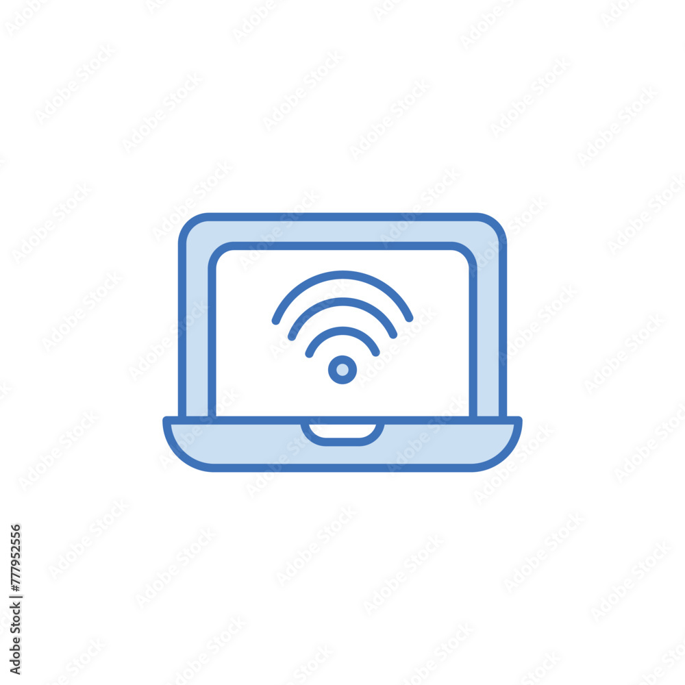 wifi icon design with white background stock illustration wifi icon design with white background stock illustration