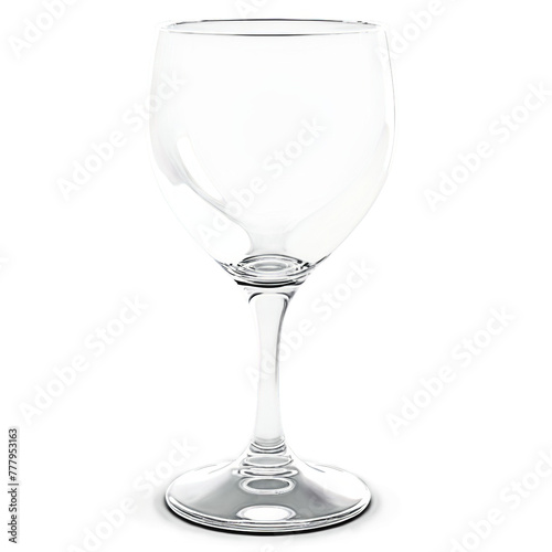 Silhouette of Sherry Glass isolated on transparent background