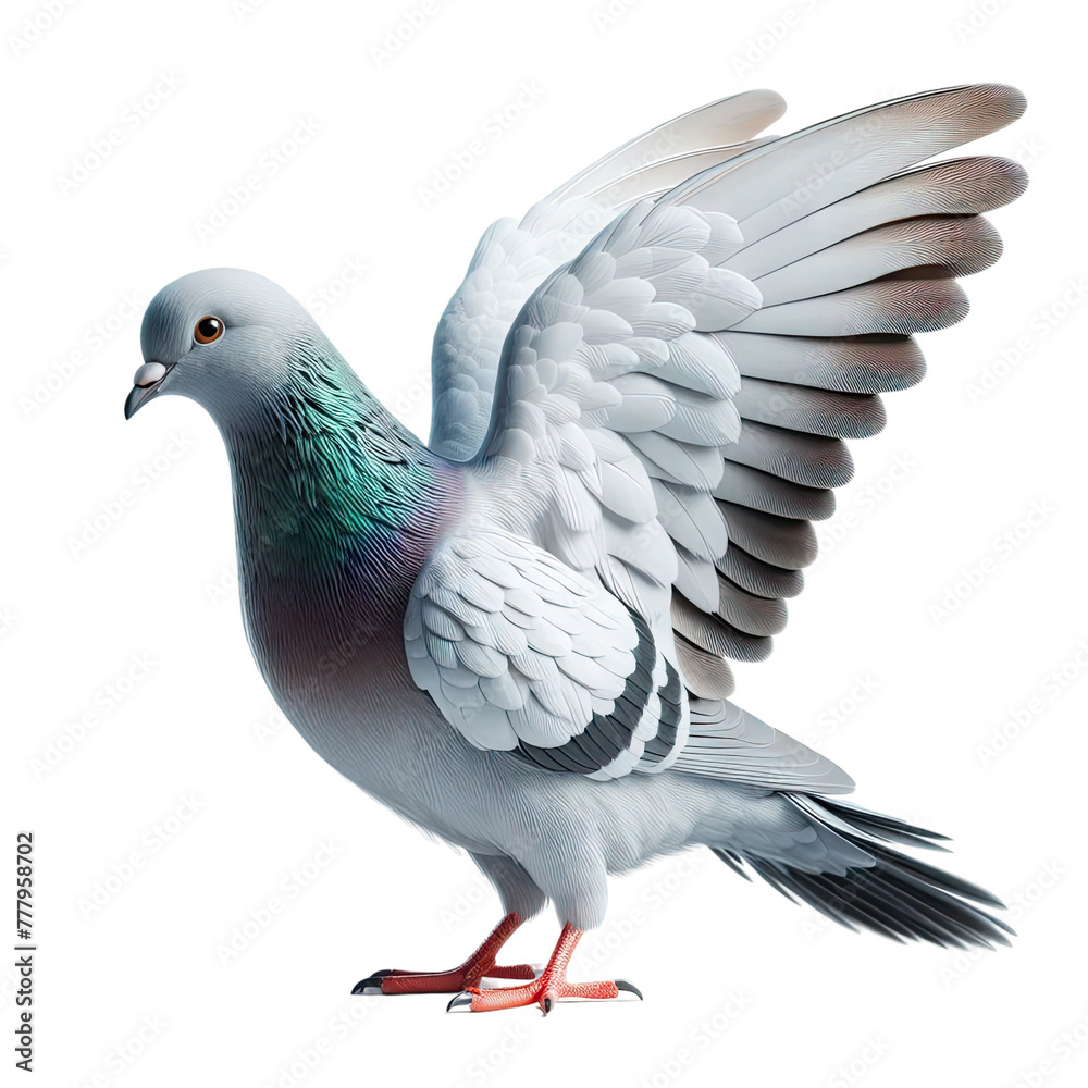 Naklejka premium Isolated Animal on a Clear PNG Canvas, Generative AI