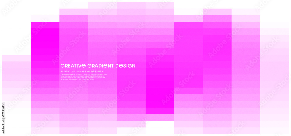 © NENGKUNG - Pantone magenta gradient pixel mosaic pattern background. Pastel Color graphic design for banners, wallpaper, and brochures.Vector illustration.