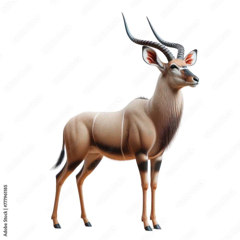 Obraz premium Isolated Animal on a Clear PNG Canvas, Generative AI