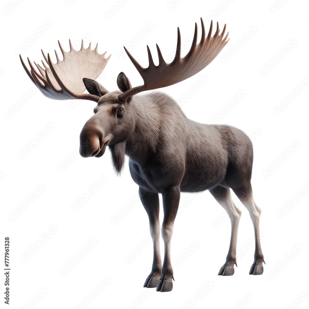 Isolated Animal on a Clear PNG Canvas, Generative AI Isolated Animal on a Clear PNG Canvas, Generative AI