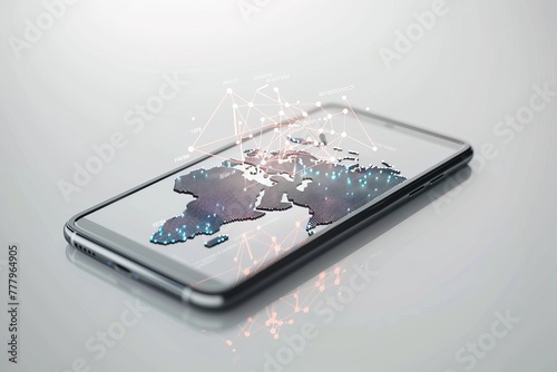 Wallpaper Mural スマホとスマートシティー Torontodigital.ca