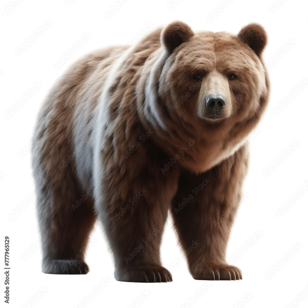 Fototapeta premium Isolated Animal on a Clear PNG Canvas, Generative AI