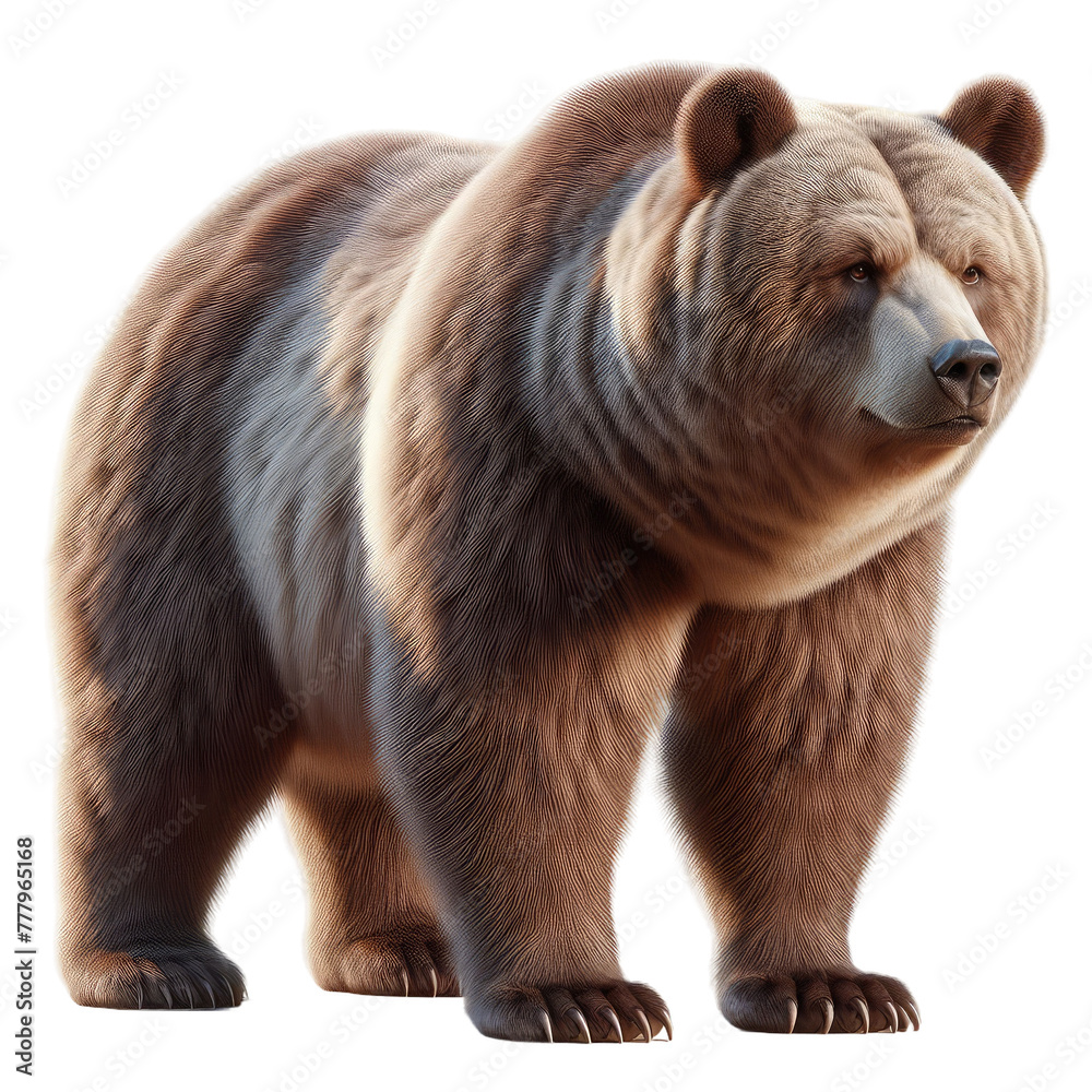 Fototapeta premium Isolated Animal on a Clear PNG Canvas, Generative AI