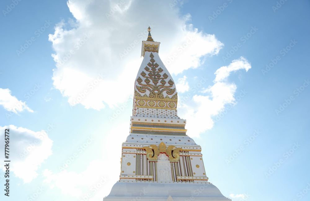 The most famous Landmark in Thailand of Phra That Phanom, Nakhon Phanom Province, Thailand.