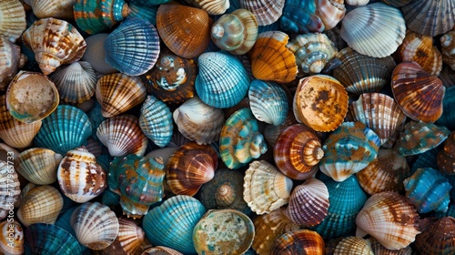 Array of Varied Seashells © BrandwayArt