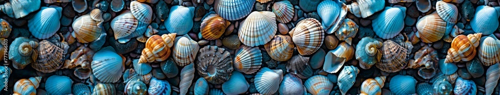 Close Up of a Shell Wall Close Up of a Shell Wall