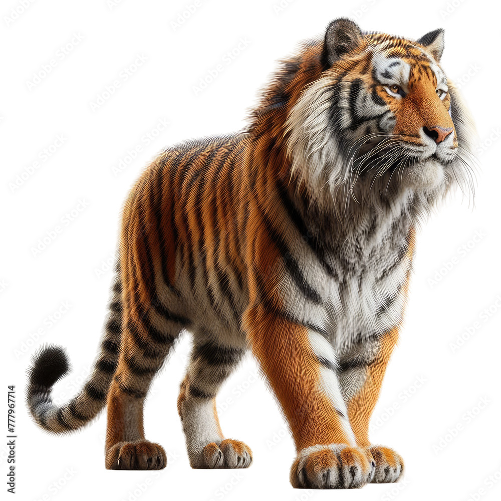 Obraz premium Isolated Animal on a Clear PNG Canvas, Generative AI