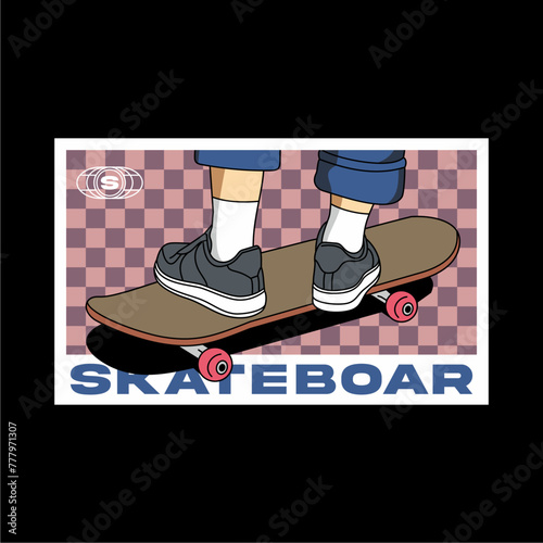 Vector Design skate culture s... photo