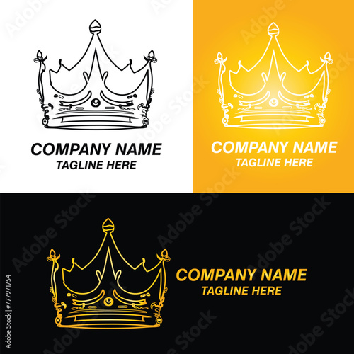 Crown ilustration logo