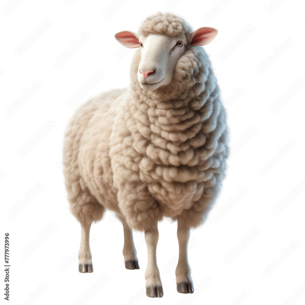 Fototapeta premium Isolated Animal on a Clear PNG Canvas, Generative AI