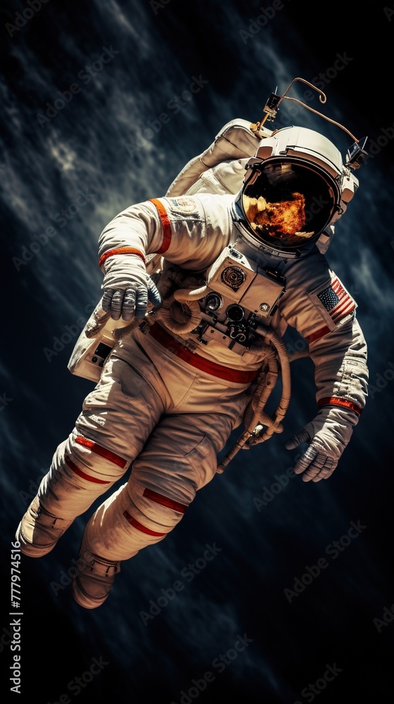 Astronauts Somewhere in the Space Astronauts Somewhere in the Space